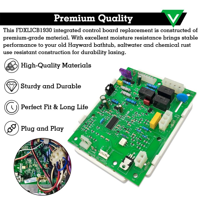 Cautyfky FDXLICB1930 FD Integrated Control Board Kit, Fit for Hayward