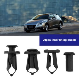 VGOL Pack of 70 Engine Bottom Cover Splash Guard Body Screws Bumper Fender Trim Push Retainer Fastener Rivet Clips Compatible with Honda