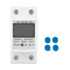 Digital 1-Phase 2 Wire 2P DIN-Rail Electric Meter Electronic KWh