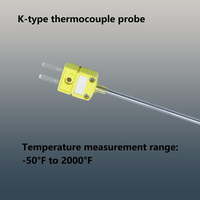 50207-K K-Type thermocouple Probe Temperature Range -50°F to 2000°F Probe