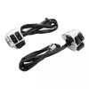 Dreamizer Chrome Motorcycle 1" Handlebar Control Switches+ Wiring Harness For