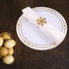 Alipis 12 Pcs Snowflake Napkin Ring Gold Snowflake Napkin Rings