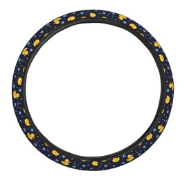 Neukim Yellow Duck Car Steering Wheel Cover Auto Steering Wheel Protector Anti-Slip Elasticity and Breathable Car Accessories Universal 15 Inch for Cars SUV Sedan Vans Trucks