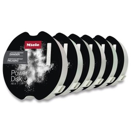 Miele Miele PowerDisk All in 1 Dishwasher Detergent for Dishwashers with AutoDos, 6-Pack