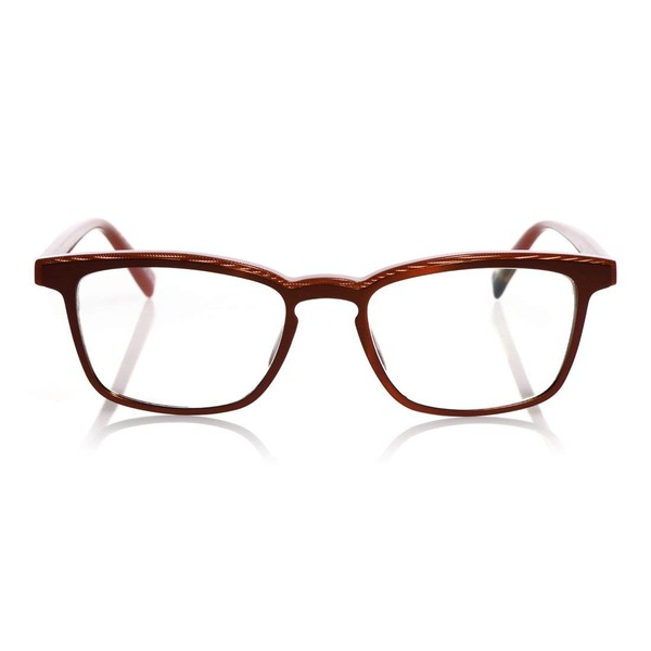 eyebobs Win Win Premium Unisex Reading Glasses, Orange/Orange Mesh Front