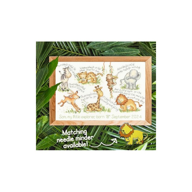 Bothy Threads - Monday's Child Counted Cross Stitch Kit