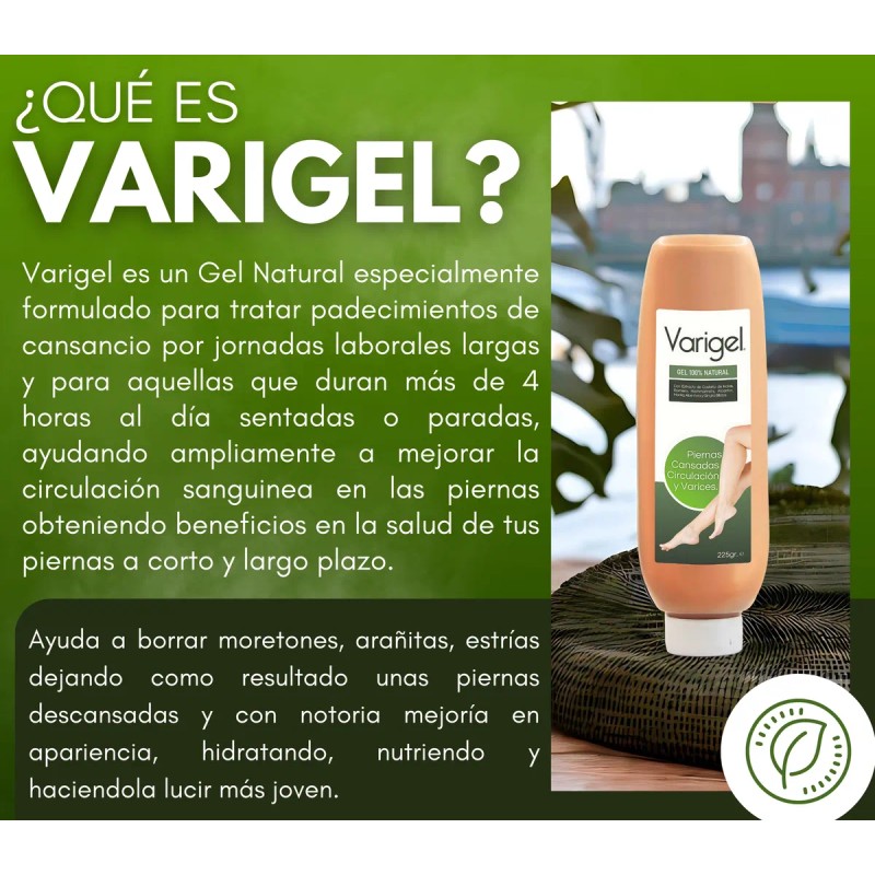 Kit 2 Varigel - Gel Relajante Para Piernas Cansadas Varices