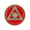 8 Year Sobriety Coin | Triplate AA Chip Recovery Anniversary