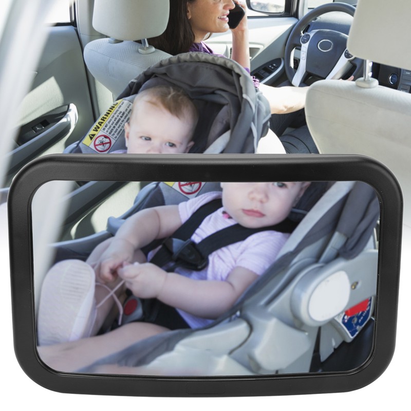 Car Back Seat Safety Mirror Interior Baby Care 360° Rotatable