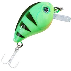 Balzer Colonel UV Striker Gnome Floating Trout Wobbler 3 cm 3 g Green Fire Tiger