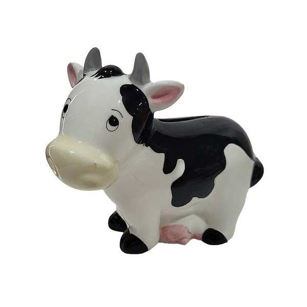 Beautiful Piggy Bank Money Box Cow Size Approx. 13 cm