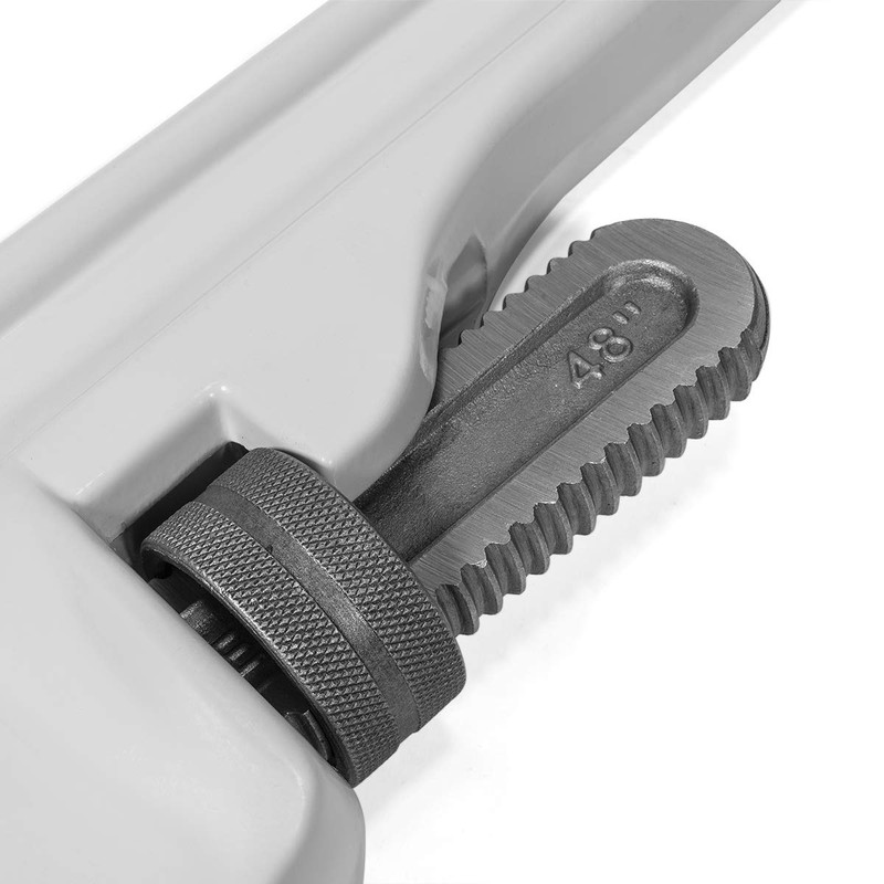 Stark USA 48" Aluminum Straight Pipe Wrench Ideal for 4-inch