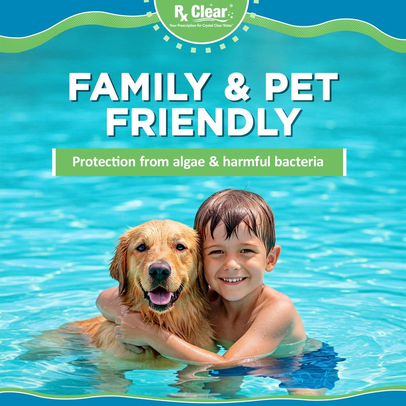 Rx Clear 1" Inch Chlorine Tabs | 5 Pounds |
