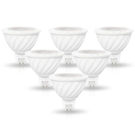 ALIDE MR16 3W Led Bulbs 20W Halogen Equivalent,2700K Soft Warm White,12V GU5.3 Low Voltage Bulb for Outdoor Landscape Flood Yard Garden Track Lighting,Non-Dimmable 270lm,38 Deg,6 Pack