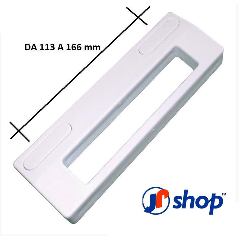 jpshop Universal Fridge Handle White - Hole Spacing from 113mm