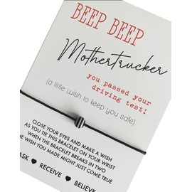 Gift for passing your driving test | Driving test gift | Driving test wish bracelet | Safe driving gift