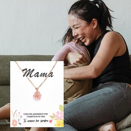 Mothers Day Necklaces for Mom Gifts for Birthday from Daughter Son Mother Accessories Appreciation Gift for Mom Thank You Mama Present Mommy Keepsake Necklaces Mom Souvenir Mum Wedding Gift from Bride