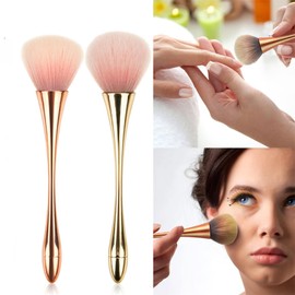 Professional Large Mineral Powder Brushes,Nail Brushes,Makeup Brushes for Foundation, Blush, Highlighter for Blending, Buffing, Contouring
