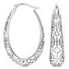LeCalla 925 Sterling Silver Filigree Earrings for Women | Mesh