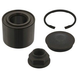 febi bilstein 39622 Wheel Bearing Kit with Axle Nut, Retaining Ring and Dust Cap, 1 Piece