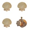 brandname RRRuo Seashell Cabinet Knobs Zinc Alloy for Wardrobe Dresser