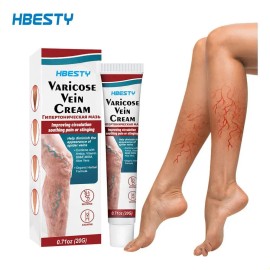 Crema Varicoso Contra Varices De 3 Piezas Para Fortalecer La