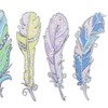 DIY Diamond Feather Bookmark Lightweight Delicate Bend Resistant Beaded Page