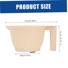 Baluue 4 Pcs Hair Dye Bowl Hair Coloring Tools Hair Color Bowl Hair Tinting Bowl Mixing Bowl for Hair Dye Mixing Bowls with Handles Tint Bowls for Hair Color Hair Salon Dying Bowls