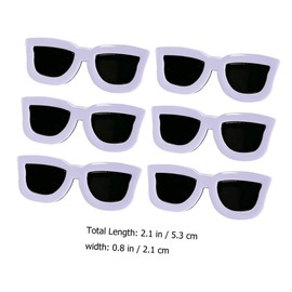 FOMIYES 6pcs Creative Funny Sunglasses Hairpins Unique Hair Clips for Girls Stylish Barrettes Fun Hair Accessories for Everyday Looks