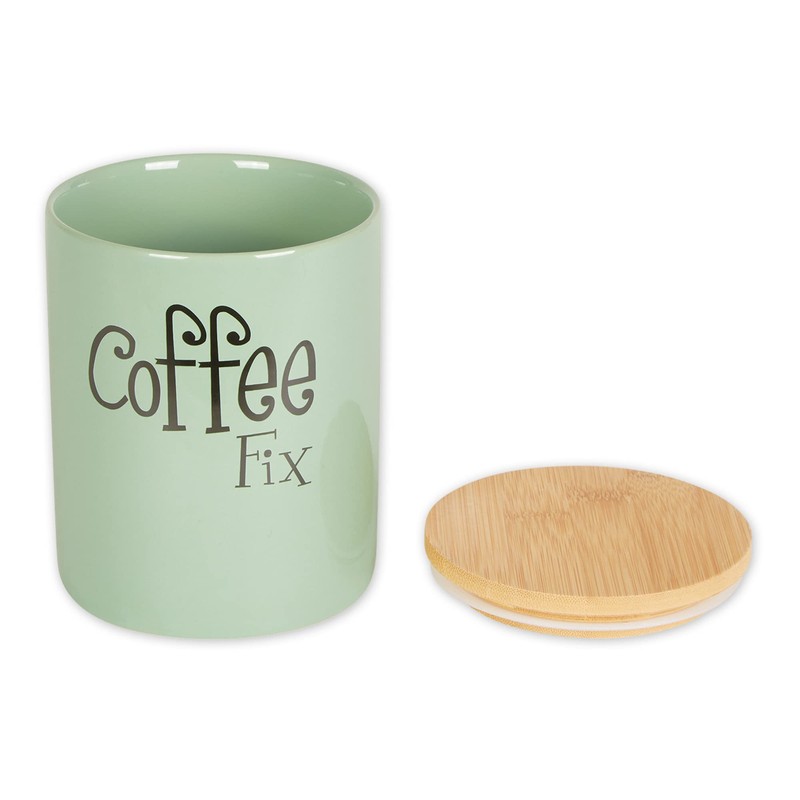 DII Kitchen Accessories Retro Collection Ceramics, Canister Set, Jadeite, 3