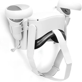 Iesooy Charging Dock for Quest 2,VR Wall Mount Charging Station Stand Set,High Speed,Fast Charging Station Display Holder and Controller Compatible with Quest 2