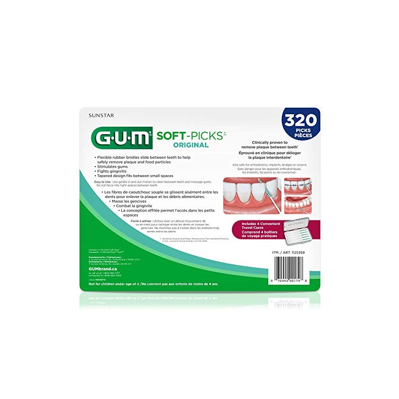GUM Soft-Picks Original 320 Count