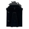 Laura Ashley 4x6 Black Rosette Crown Picture Frame With Easel