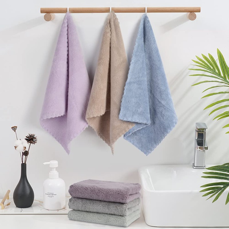 SUNLAND Microfiber Face Makeup Remover Cloth Reusable Facial Cleansing Towel