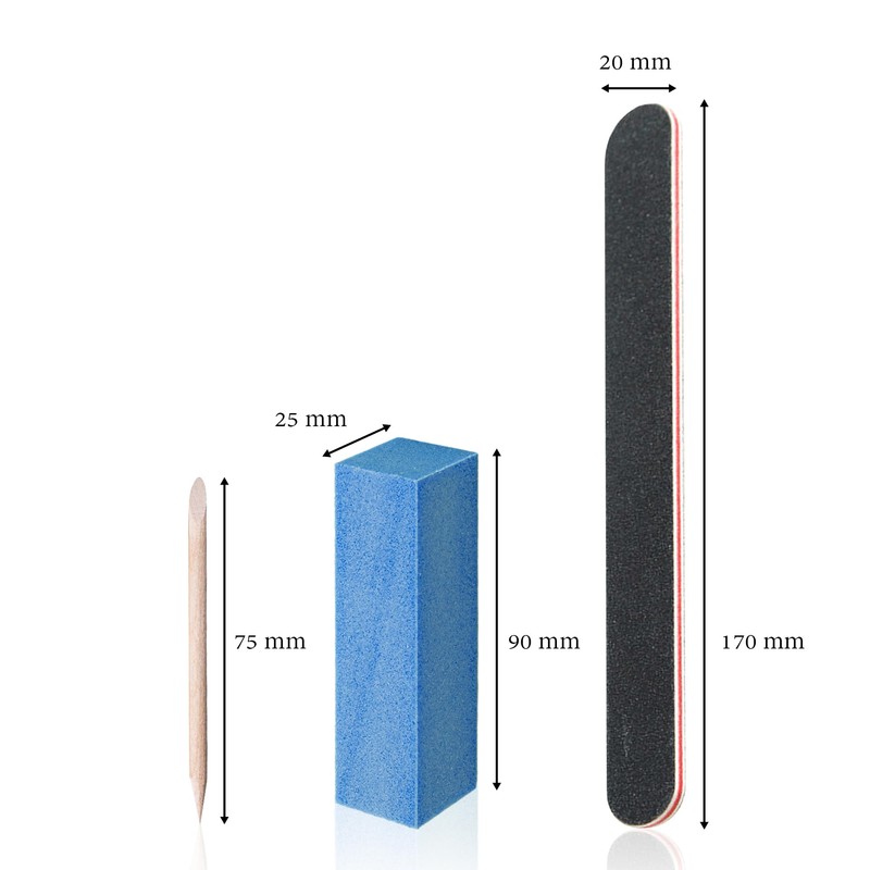 SKYPIA Nail File and Buffer Block Set - Professional Nail