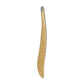 Golden Eyelash Tweezer High Elasticity Rust-Proof Mini Colorful Professional Tweezer Eyebrow Face Clip for Salon Hair Removal Tweezers