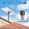 Improved Starlink V3 Pipe Adapter - Fits 1"-2" Poles, Aluminium