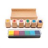 TRENDHAUS 955715 Stamp Set English, 6 Teacher Stamps with Colourful