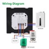 Wengart Water Heating Thermostat WG106,Weekly Programming,Digital LCD Display,Easy Operation,Suitable For
