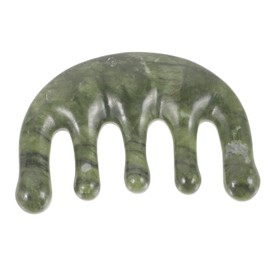 WOONEKY Mini Jade Scalp Comb for Men Smooth Hair Tool for Scalp Relaxation for All Hair Special Occasions