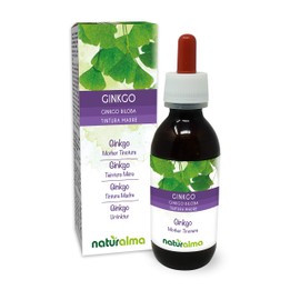 Ginkgo (Ginkgo Biloba) Leaves Alcohol-Free Original Tincture Natural Alma Liquid Extract Drops 120 ml Dietary Supplement Vegan