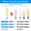 TZHILAN E11 LED Bulb JDE11 120V 100W Halogen Equivalent Bulbs,