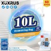 XUXRUS 2.6 Gallon Small Black Bathroom Trash Bags, 60 Count