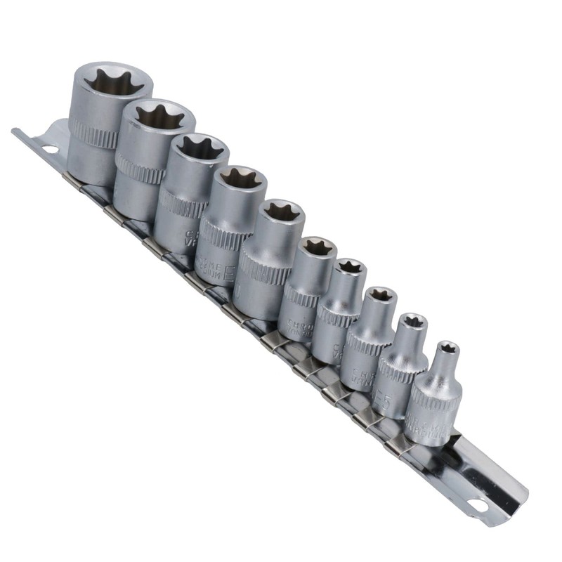 AB Tools Female Torx Star E Sockets E4 – E18