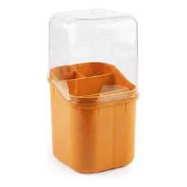 Portacubiertos Cuadrado (pack De 3) Naranja