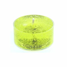24 Pack Lemongrass and Sage Scented Mineral Oil Based Gel Candle Tea Lights Up to 8 Hours Each by The Gel Candle Company