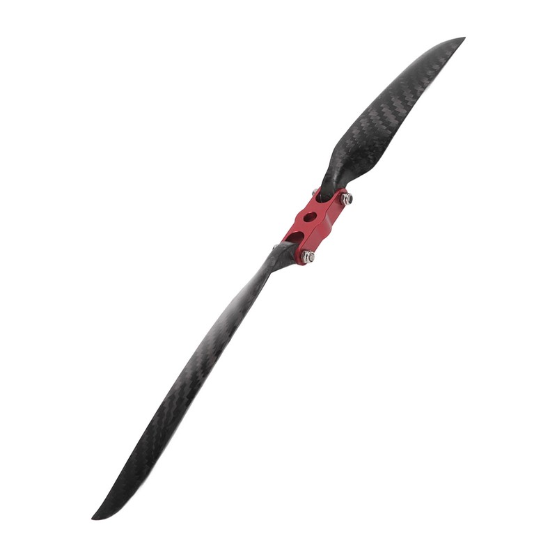2 Blades RC Airplane Folding Propeller with Adapter Ring Carbon