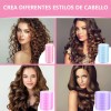 63 Tubos Para Rizar Cabello Abrazadera Plástica Para Cabello