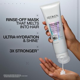 REDKEN- Mascarilla 5-Min Liquid Mask Acidic Bonding Concentrate Para reparación de cabello seco y dañado Mascarilla hidratante para el cabello de 5 minutos Con ácido cítrico 250ml
