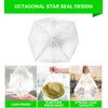 FORID 13 Gallon Trash Bags - Clear Plastic Garbage Bags